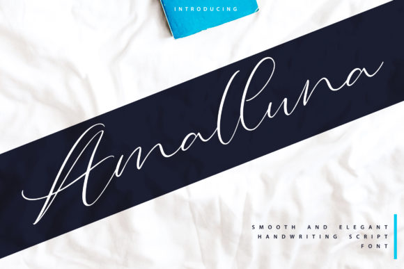 Amalluna Font – A Timeless Script for Craft Creators