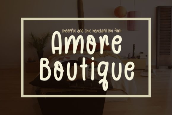 Amore Boutique Font: A Handwritten Typeface for Modern Web Design