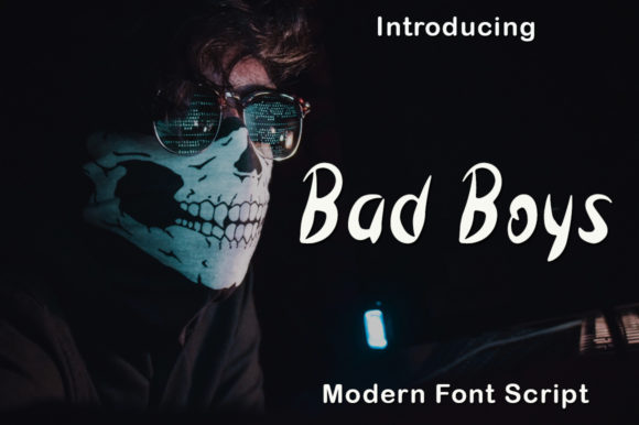 Bad Boys Font: A Bold, Handwritten Typeface for Web Design