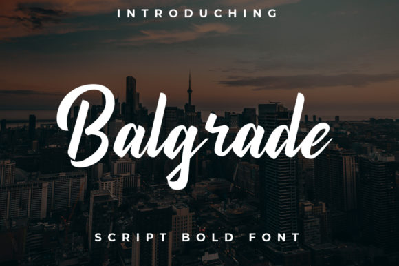 Balgrade Font: A Handwritten Typeface That Elevates Digital Design