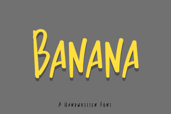 Banana Font: A Handwritten Typeface for Modern Web Design