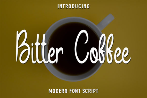 Bitter Coffee: A Premium Script Font for Editorial Design