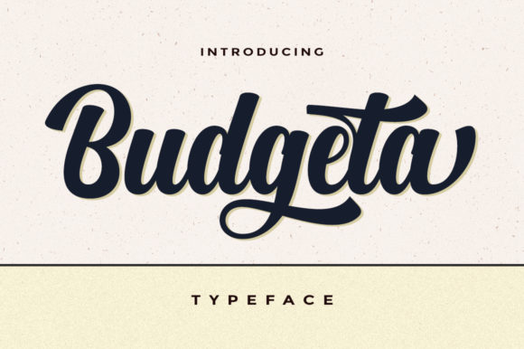 Budgeta Font: A Script Amp Typeface That Elevates Campaign Design