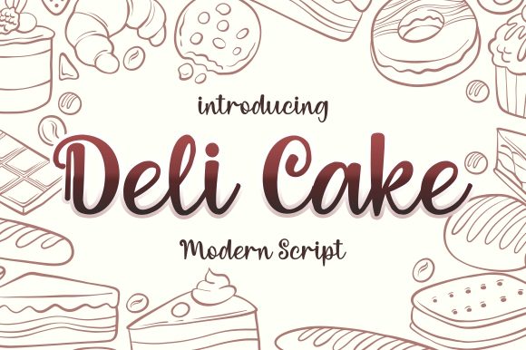 Deli Cake: A Handwritten Typeface for Editorial Elegance