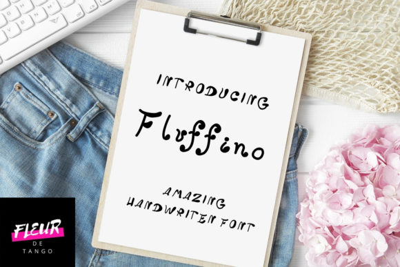 Fluffino Font: A Handwritten Typeface for Your Brand