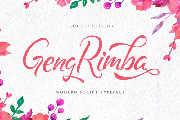 Geng Rimba: A Handwritten Font That Elevates Editorial Design
