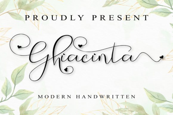 Ghiacinta: A Handwritten Font for Editorial Elegance