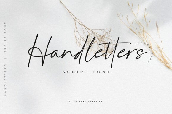 Handletters: A Timeless Handwritten Typeface for Editorial Design