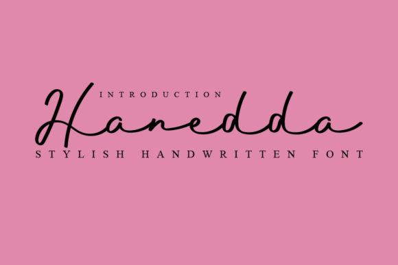 Hanedda: A Handwritten Font for Memorable Marketing