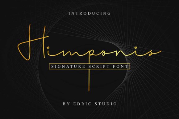 Himponis Font Review: A Beautiful Handwritten Typeface for Creative Brands