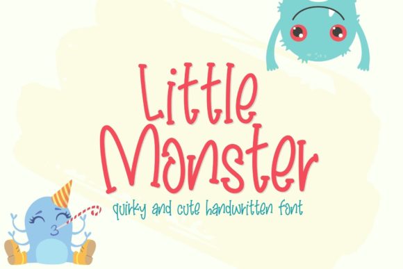Little Monster: A Handwritten Typeface for Crafters and Makers