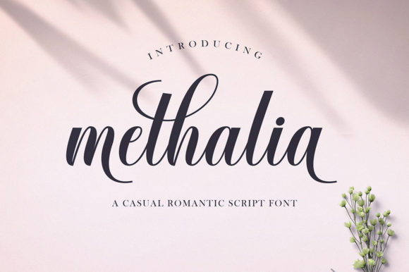 Methalia: A Handwritten Typeface for Editorial Elegance