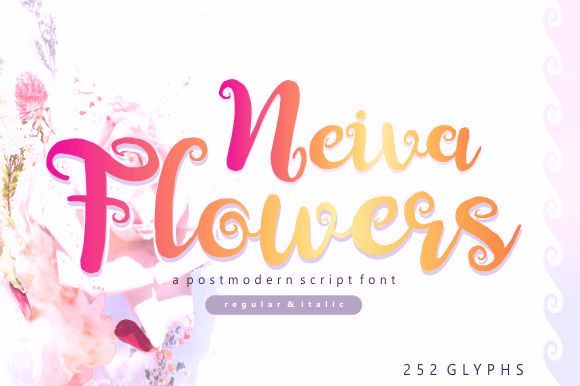 Neiva Flowers: A Handwritten Typeface for Editorial Elegance