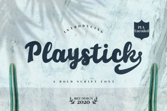 Playstick Font: A Beautiful Script for Digital Design