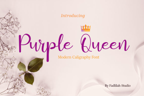 Purple Queen: A Handwritten Typeface for Memorable Brand Content
