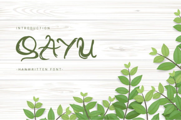 Qayu: A Handwritten Font That Elevates Your Craft Projects