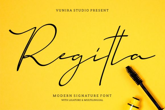 Regitta: A Handwritten Typeface That Elevates Brand Design