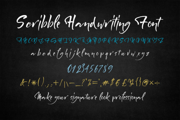 Scribble: A Script Font That Elevates Digital Branding