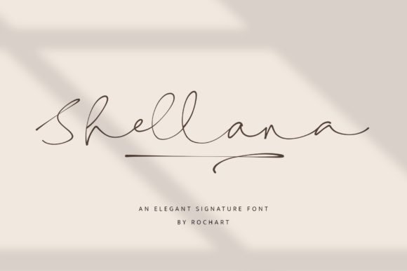 Shellana Font Review: A Timeless Handwritten Typeface for Campaign Design