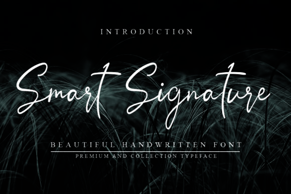 Smart Signature Font: A Handwritten Typeface for Creative Makers