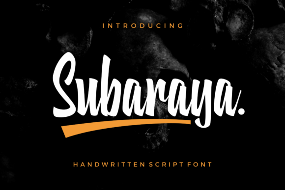 Subaraya Font: A Handwritten Typeface for Modern Web Design
