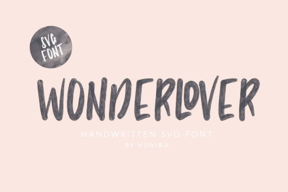 Wonderlover: A Handwritten Typeface for Editorial Design